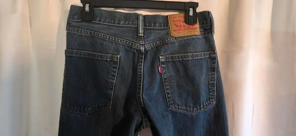 Levi's 514 Straight Leg Mens Dark Wash Denim Jeans W30 L30
